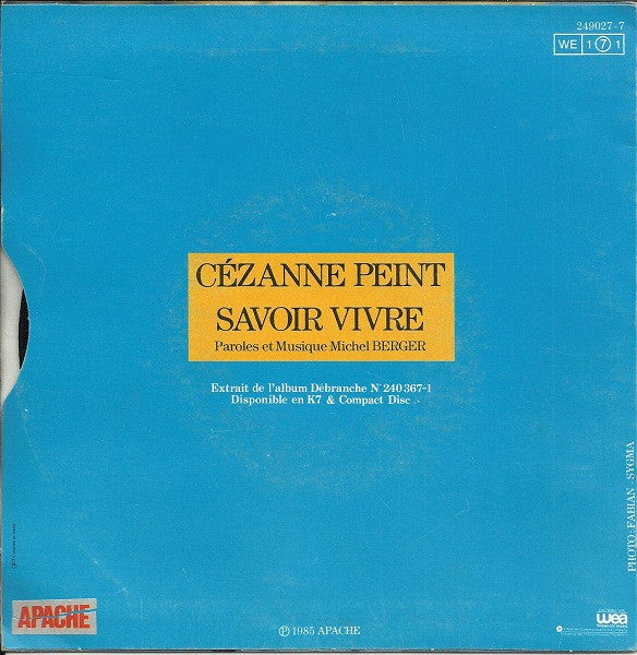 France Gall : Cézanne Peint (7", Single)