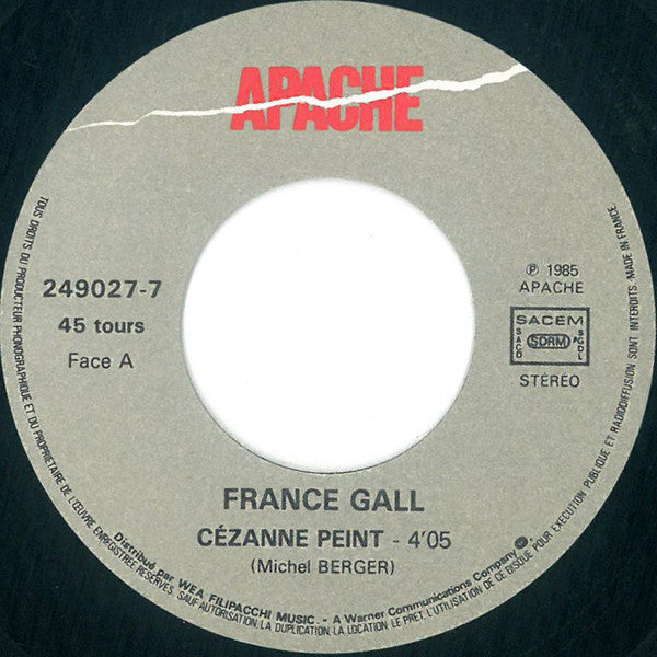 France Gall : Cézanne Peint (7", Single)