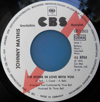 Johnny Mathis : I'm Stone In Love With You / Sweet Child (7", Promo)