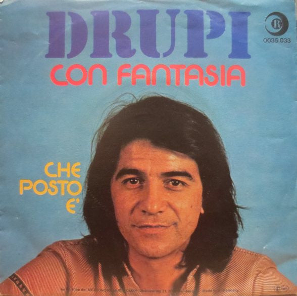 Drupi (2) : Con Fantasia  (7", Single)