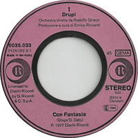 Drupi (2) : Con Fantasia  (7", Single)