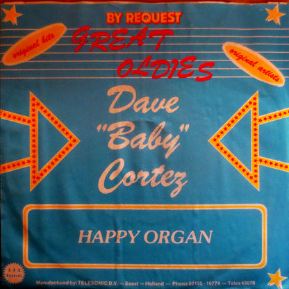 Dave "Baby" Cortez / Sam Cooke : Happy Organ / You Send Me (7", Single, ora)
