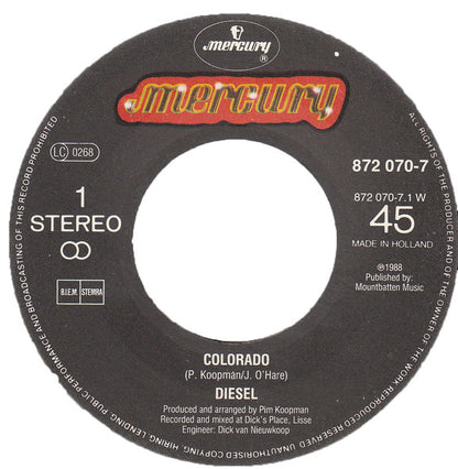 Diesel (5) : Colorado (7", Single)