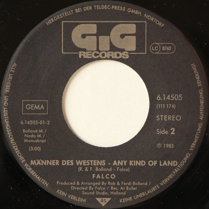 Falco : Jeanny (Part 1) (7", Single)