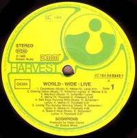 Scorpions : World Wide Live (2xLP, Album)