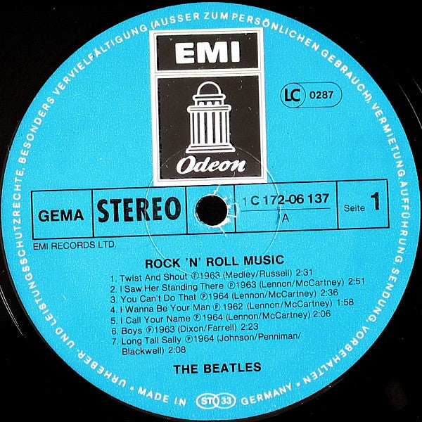 The Beatles : Rock 'N' Roll Music (2xLP, Comp)