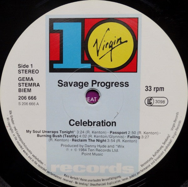 Savage Progress : Celebration (LP, Album)