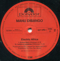 Manu Dibango : Electric Africa (LP, Album)
