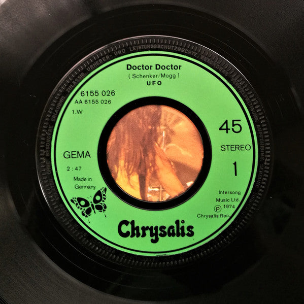 UFO (5) : Doctor Doctor / Lipstick Traces (7", Single)