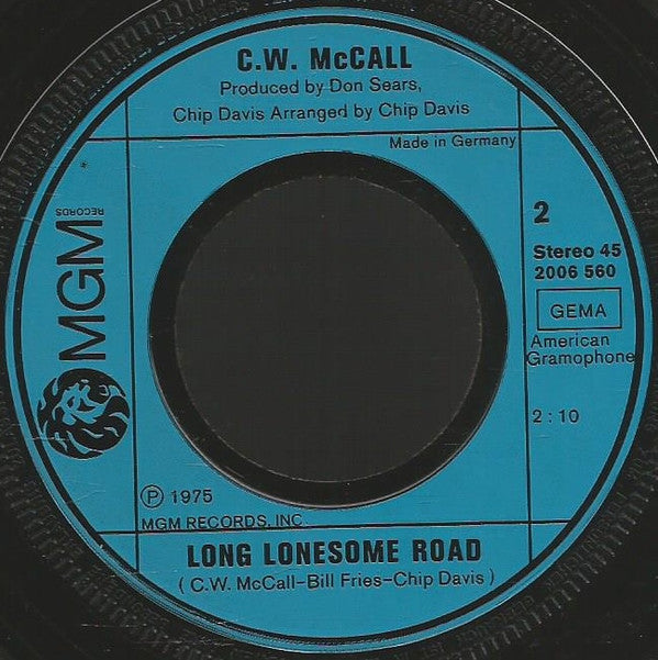 C.W. McCall : Convoy (7", Single, RE)