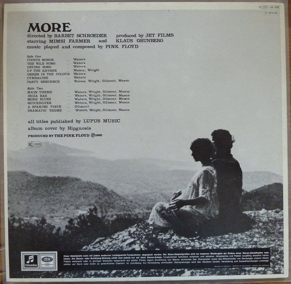Pink Floyd : Soundtrack From The Film "More" (LP, Album, RE)
