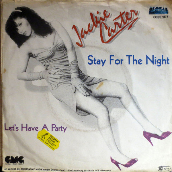 Jackie Carter : Stay For The Night (7", Single)