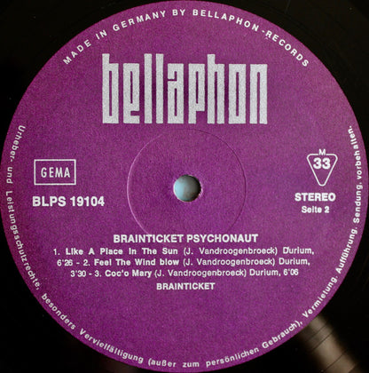 Brainticket : Psychonaut (LP, Album)