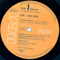 Sad Café : Live In Concert (2xLP, Album)