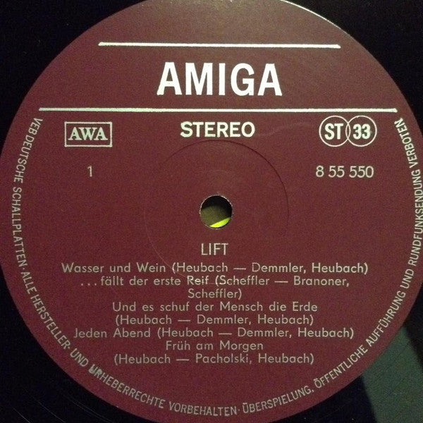 Lift (2) : Lift (LP, Album, Red)
