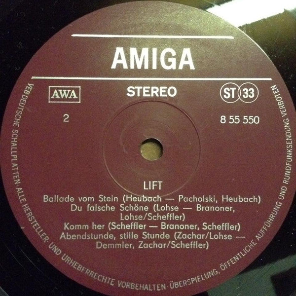 Lift (2) : Lift (LP, Album, Red)