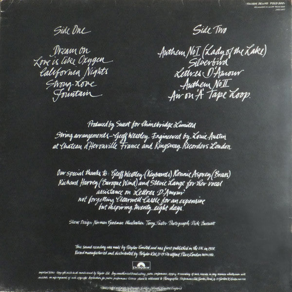 Sweet* : Level Headed (LP, Album, Gat)