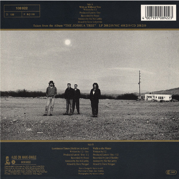 U2 : With Or Without You (7", Single)
