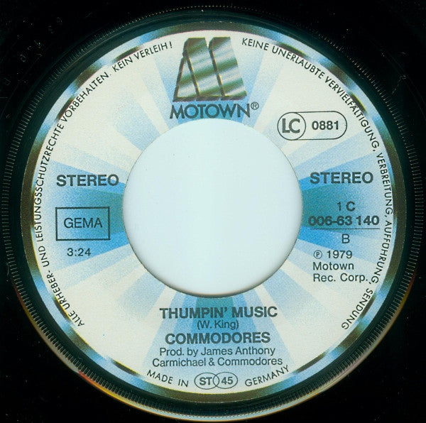 Commodores : Sail On (7", Single)