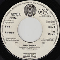 Black Sabbath : Paranoid (7", Single)
