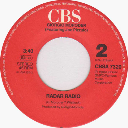 Berlin : Take My Breath Away (Love Theme From "Top Gun") (7", Single)