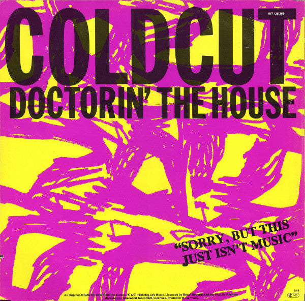 Coldcut : Doctorin' The House (The Upset Remix) (12", Maxi, Yel)
