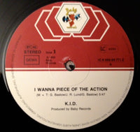 K.I.D. : I Wanna Piece Of The Action (12", Maxi)