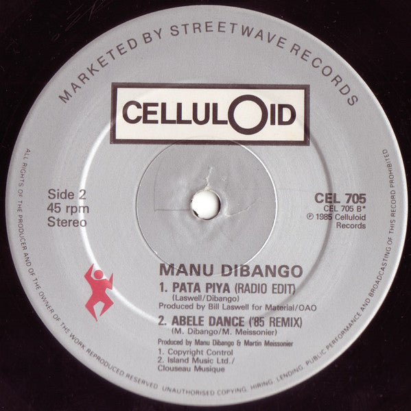 Manu Dibango : Pata Piya (Full Length Extended Version) (12")