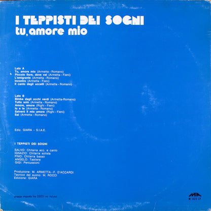 I Teppisti Dei Sogni : Tu, Amore Mio (LP, Album)