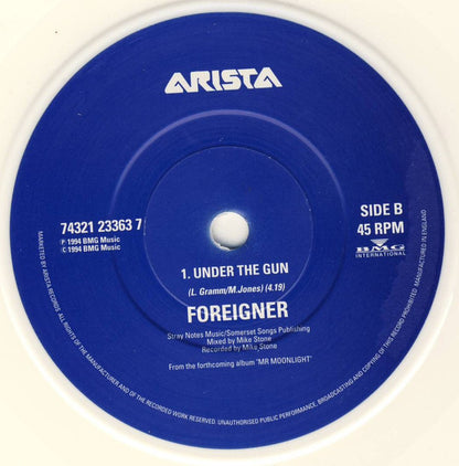 Foreigner : White Lie (7", Single, Whi)