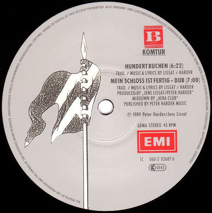 Komtur : Hans Von Stoffeln (Mein Schloss Ist Fertig) (12", Maxi)