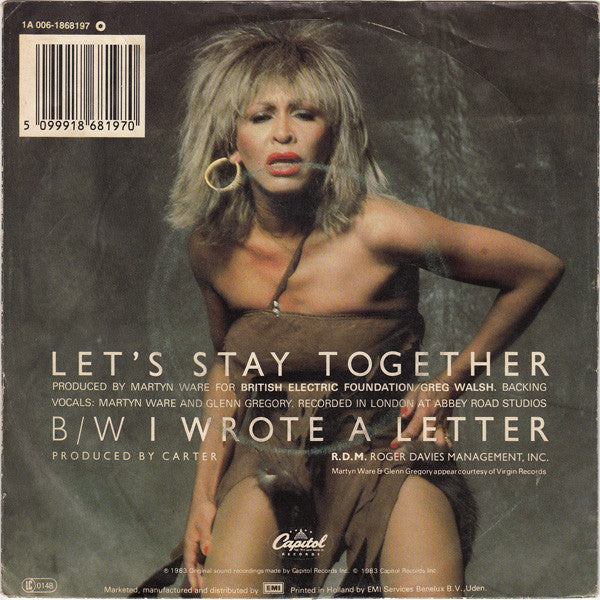 Tina Turner : Let's Stay Together (7", Single)