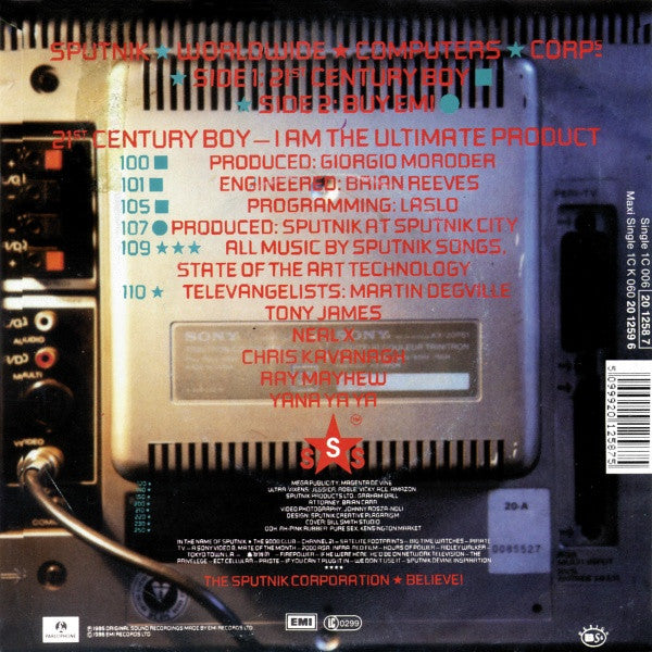 Sigue Sigue Sputnik : 21st Century Boy (7", Single)