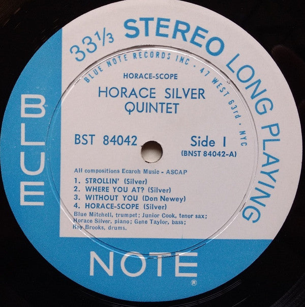The Horace Silver Quintet : Horace-Scope (LP, Album)