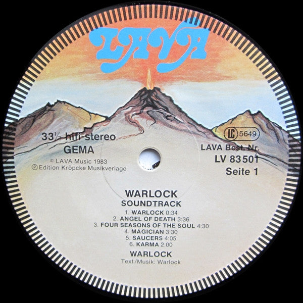 Warlock (11) : Warlock - Soundtrack Zum Rockballett (LP, Album)