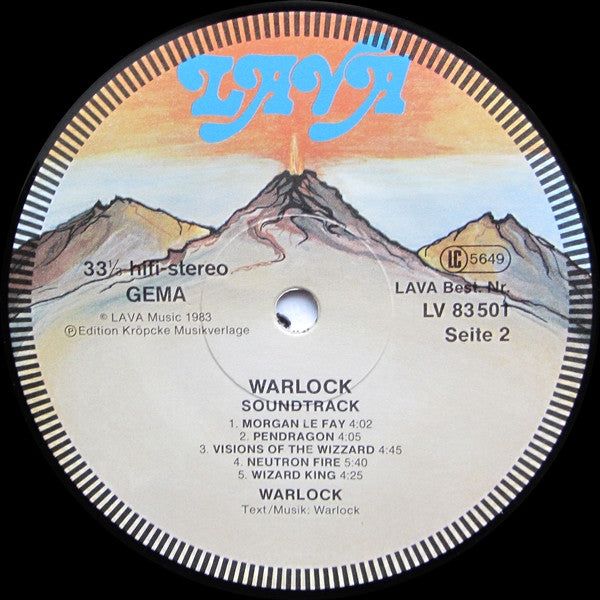 Warlock (11) : Warlock - Soundtrack Zum Rockballett (LP, Album)