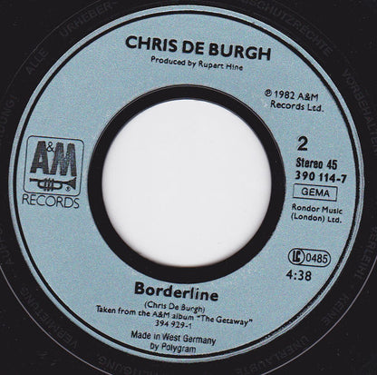 Chris De Burgh : The Lady In Red (7", Single, RE)