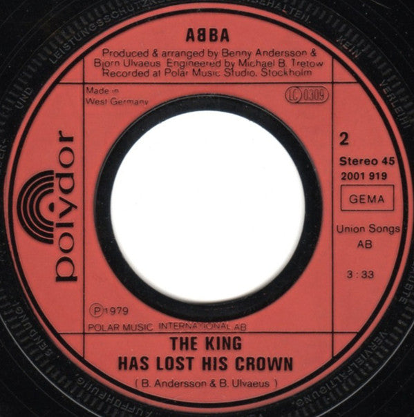 ABBA : Gimme! Gimme! Gimme! (A Man After Midnight) (7", Single)