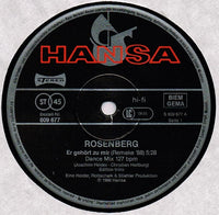 Rosenberg* : Er Gehört Zu Mir - Remake '88 (12", Maxi, RP)