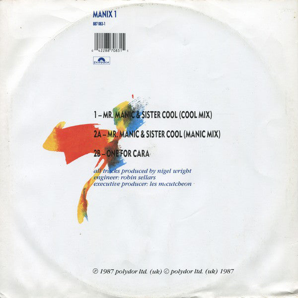 Shakatak : Mr. Manic & Sister Cool (Cool Mix) (12")