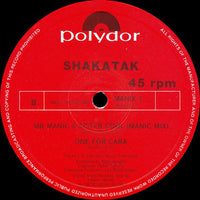 Shakatak : Mr. Manic & Sister Cool (Cool Mix) (12")