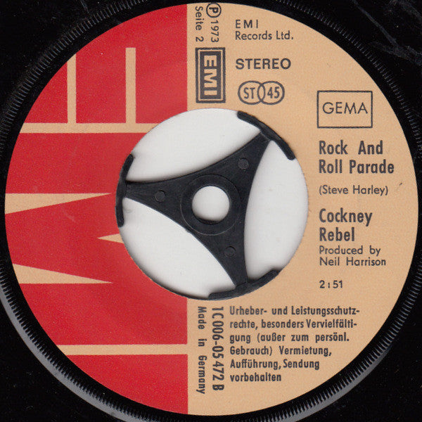 Cockney Rebel : Sebastian (7", Single)