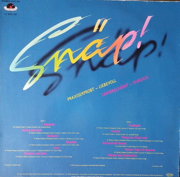 Snäp : Snäp (LP, Album)