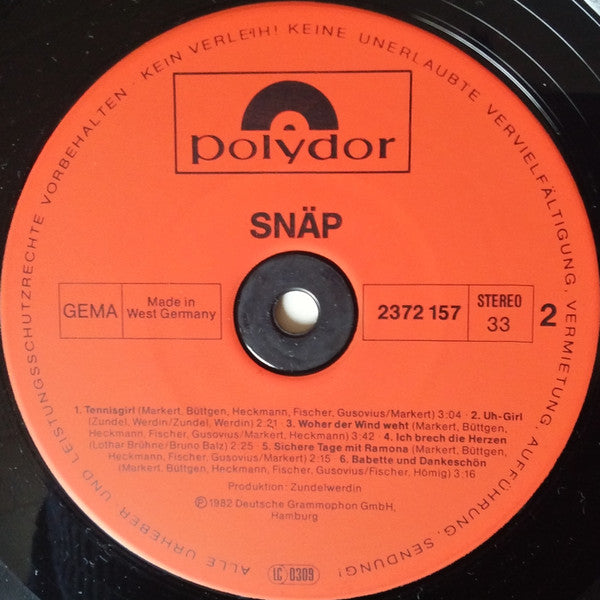 Snäp : Snäp (LP, Album)