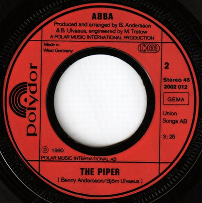 ABBA : Super Trouper / The Piper (7", Single)