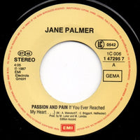 Jane Palmer : Passion & Pain  (7", Single)