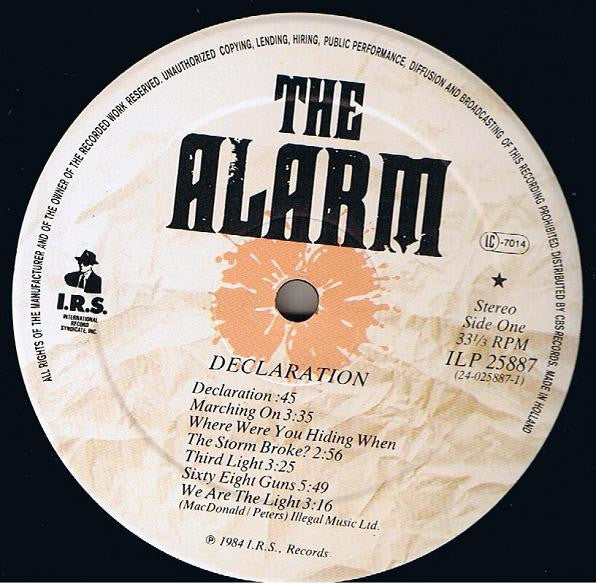 The Alarm : Declaration (LP, Album)