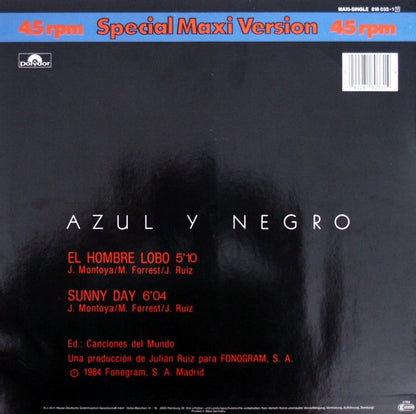 Azul Y Negro : El Hombre Lobo (12", Maxi)