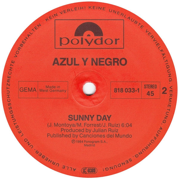 Azul Y Negro : El Hombre Lobo (12", Maxi)