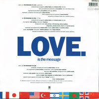 Arthur Baker And The Backbeat Disciples : The Message Is Love (12")